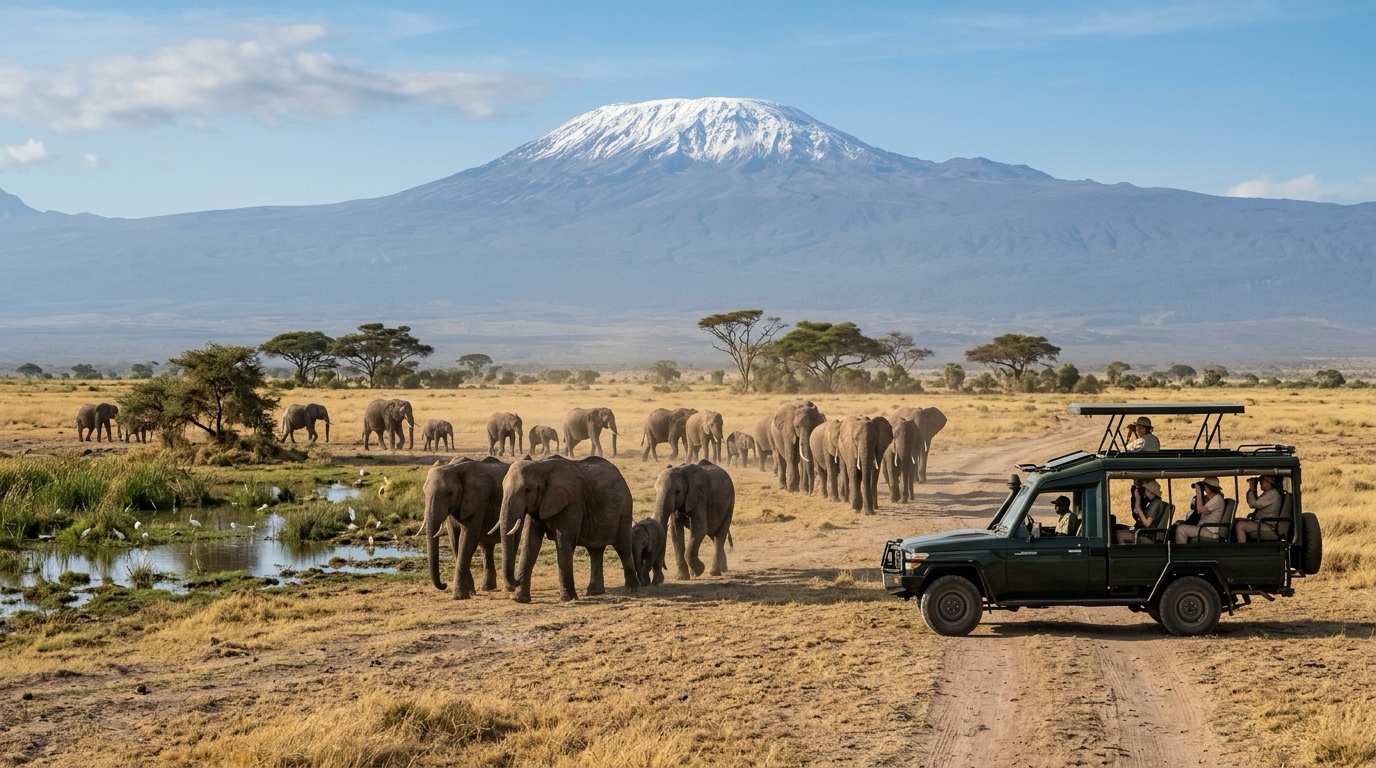 Парк Амбосели (Amboseli National Park)