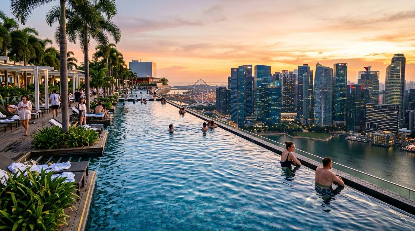 Marina Bay & Набережная залива